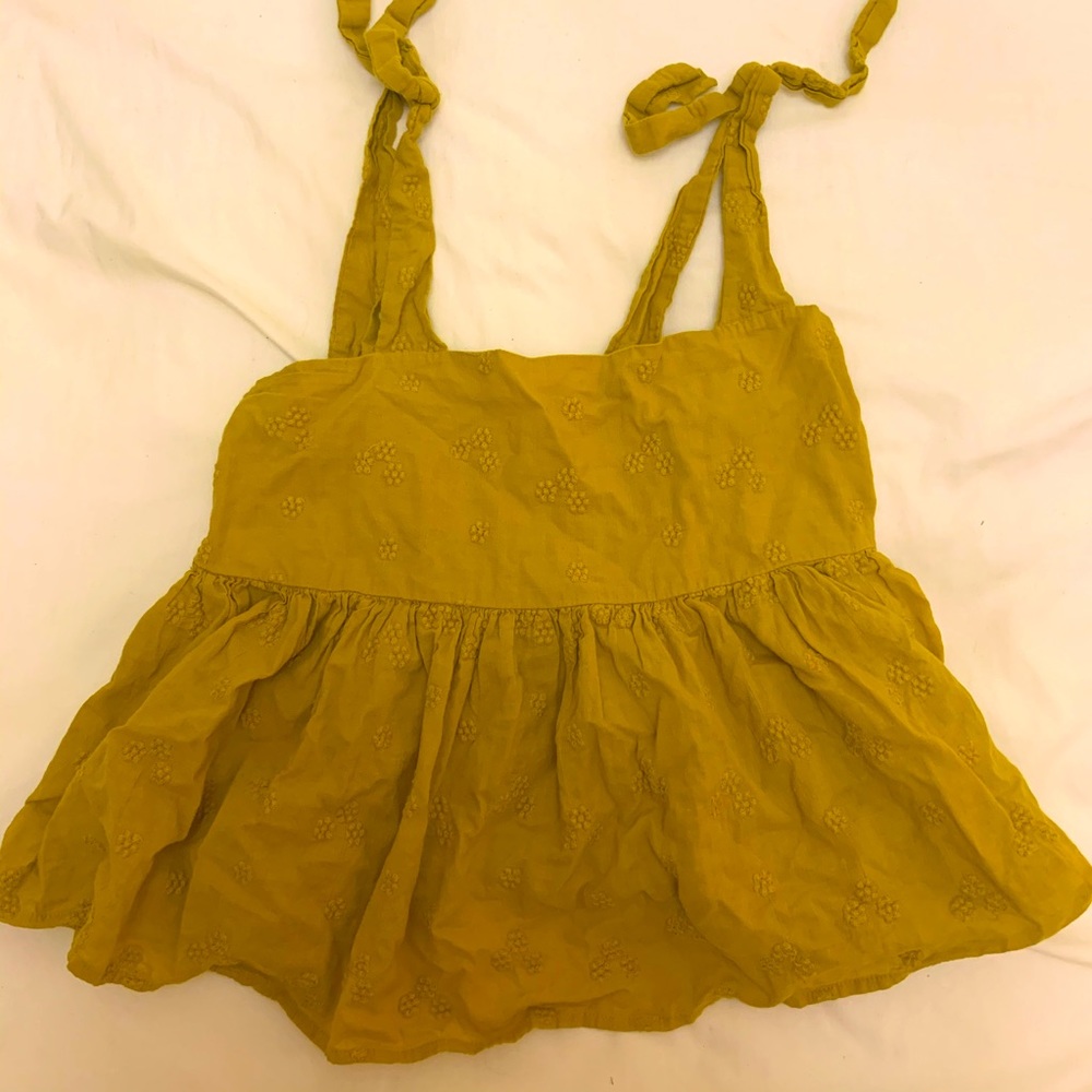 Yellow Tie Top